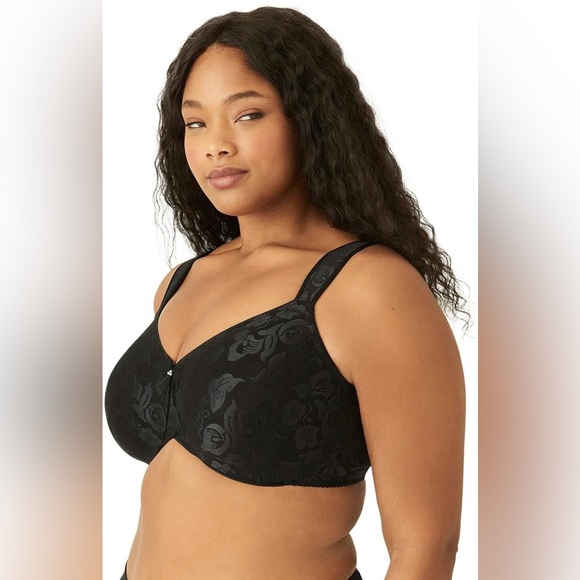 Wacoal Women’s Full Figure Awareness Underwire Bra 85567 in Black Size 34DDD - Picture 2 of 8